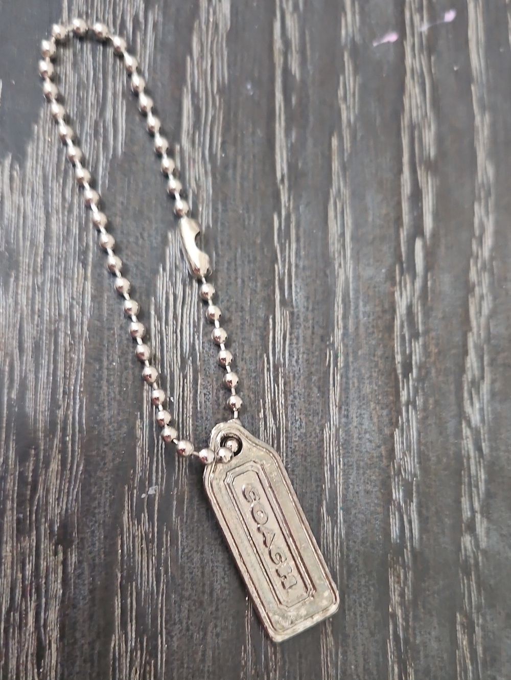 Coach Metal Bag Tag